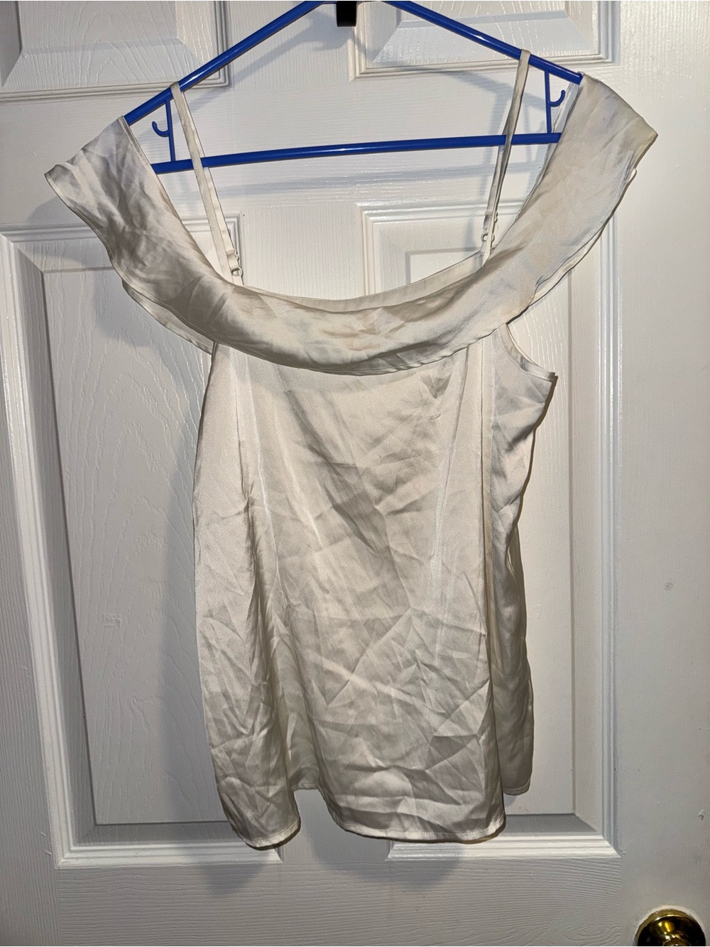 Express Cream Off-Shoulder Camisole